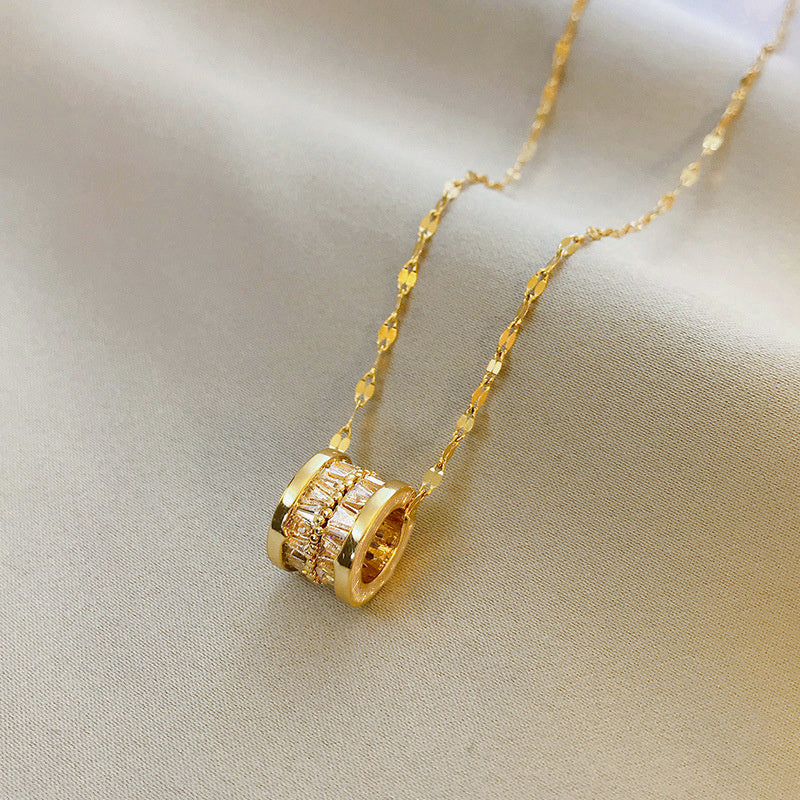 1pc High Sense Large Waist Pendant Necklace Small Luxury Temperament Accessories, Send Friends, Lovers, Birthday Gifts, Holiday Gifts