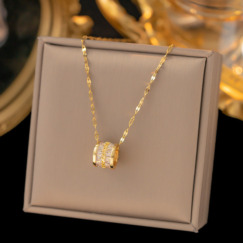 1pc High Sense Large Waist Pendant Necklace Small Luxury Temperament Accessories, Send Friends, Lovers, Birthday Gifts, Holiday Gifts