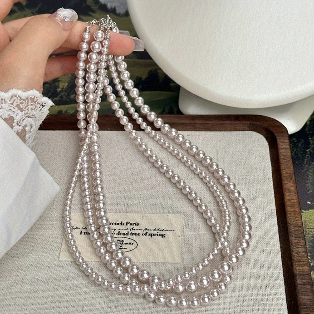 The Shi Family Wears Necklaces with Light Luxury, Natural Jewelry, and A Sense of Luxury, and The Sense of Luxury Does Not Fade, and The Retro Clavicle Chain Does Not Fade