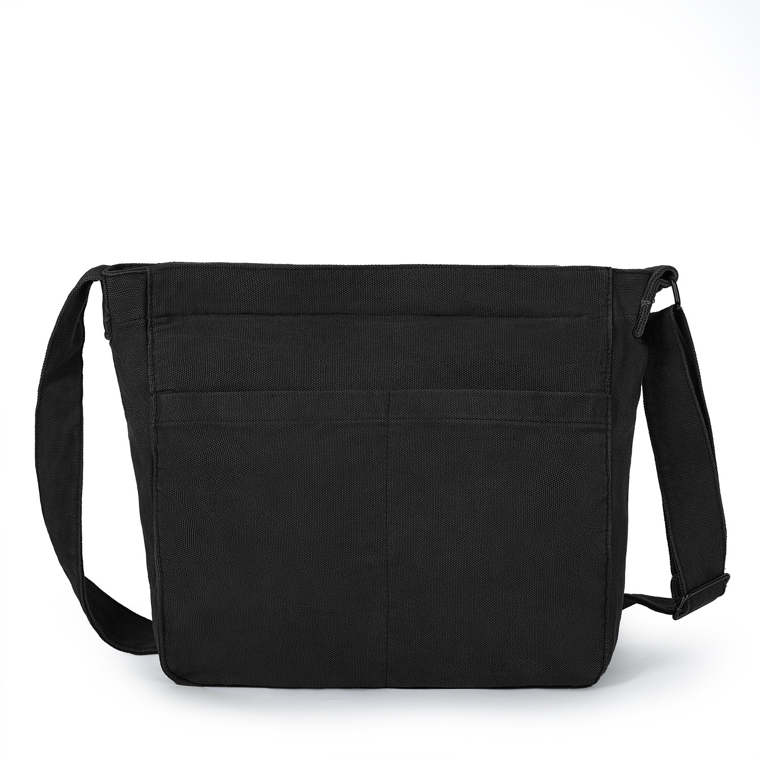 Canvas Crossbody Tote Bag with Multiple Pockets for Women and Men, Shoulder Hobo Messenger Bags for Work and Travel