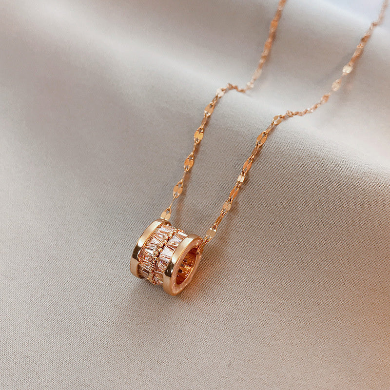 1pc High Sense Large Waist Pendant Necklace Small Luxury Temperament Accessories, Send Friends, Lovers, Birthday Gifts, Holiday Gifts